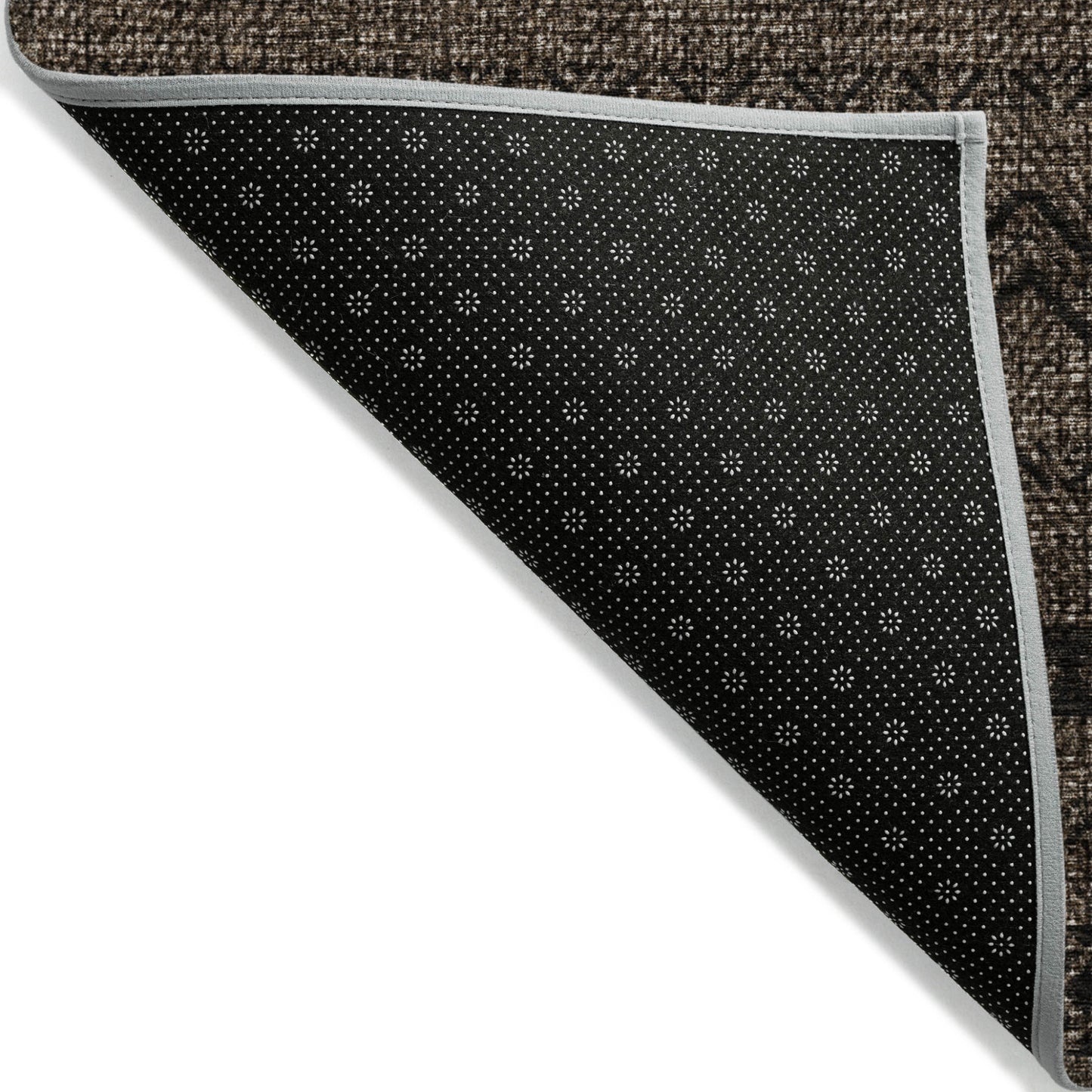 10' X 14' Chocolate And Brown Southwestern Washable Indoor Outdoor Area Rug